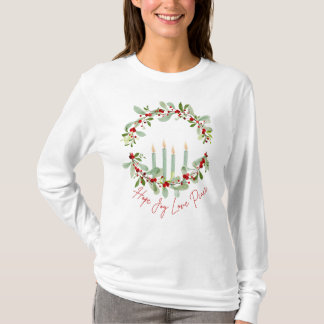 Kraut und Kerzen Advent T-Shirt