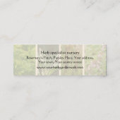 Kraut-Visitenkarte Mini Visitenkarte (Rückseite)