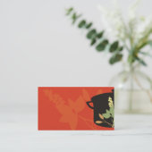 Kräuter, die Topf-Visitenkarte kochen Visitenkarte (Stehend Vorderseite)