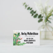 Kräuter gemischt 2 kulinarische Koch Catering Visi Visitenkarte (Stehend Vorderseite)