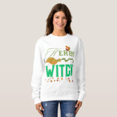 Kräuter Hexe Design Sweatshirt (Vorne ganz)