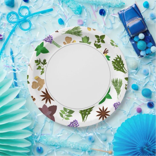 Kräuter Pappteller (Party)