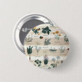 Kräuter Pflanze Blume Button (Vorne & Hinten)