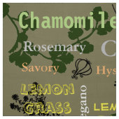 Kräuter Stoff (Muster)