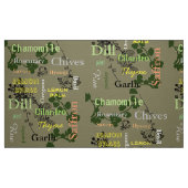 Kräuter Stoff (Fat Quarter (45,7 x 55,9 cm))