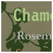 Kräuter Stoff (Nahaufnahme)