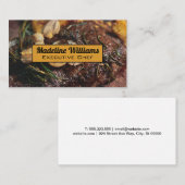 Kräuter und Gewürze auf Steak Visitenkarte (Vorne/Hinten)