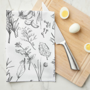 Kräuter und Gewürze Küchentücher