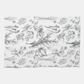 Kräuter und Gewürze Küchentücher (Horizontal)