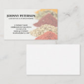 Kräuter und Gewürze | Logistik beim Kauf von Waren Visitenkarte (Vorne/Hinten)