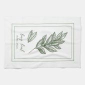 Kräuter und Gewürze Pflanze Geschirrtuch (Horizontal)