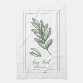 Kräuter und Gewürze Pflanze Geschirrtuch (Vertikal)