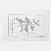 Kräuter und Gewürze Pflanze Pfeffer Grün Geschirrtuch (Horizontal)