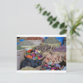 Kräuter und Gewürze Postkarte (Stehend Vorderseite)