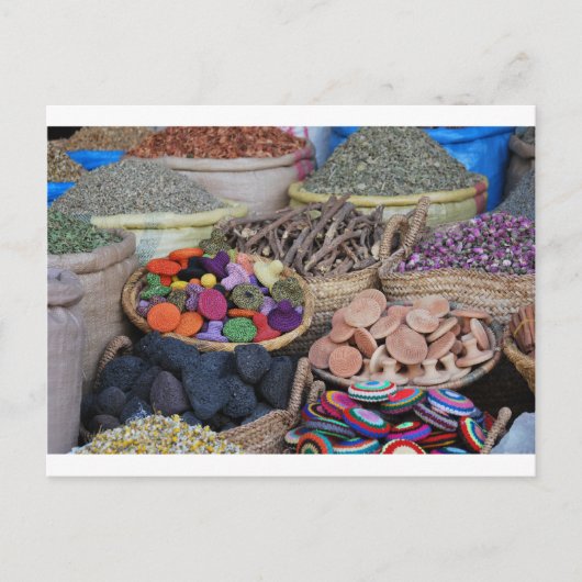 Kräuter und Gewürze Postkarte (Vorderseite)