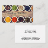 Kräuter und Gewürze Visitenkarte (Vorne/Hinten)