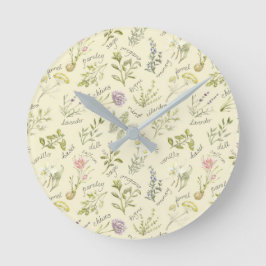 Kräuter- und GewürzUhr Runde Wanduhr