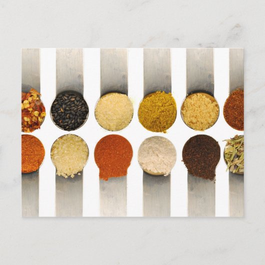 Kräuter und Pulver Postkarte (Vorderseite)