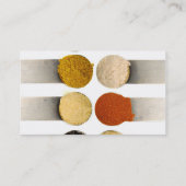 Kräuter und Pulver Visitenkarte (Rückseite)