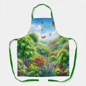 Kräuter und Schmetterlinge / Garten Schürze (Vorderseite)