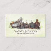 Kräuter und Zeichnend Zinkturen Visitenkarte (Vorderseite)