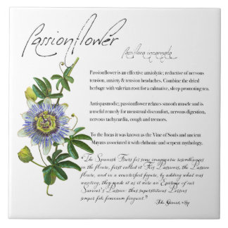 Kräuterapothecary: Passionblume | KERAMIK Fliese