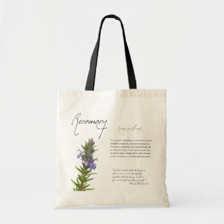 Kräuterapothekar: Rosemary | Botanische Totentasch Tragetasche