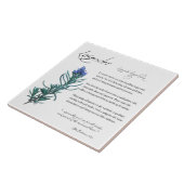 Kräuterapotheke: Lavendel | KERAMIK Fliese (Seite)