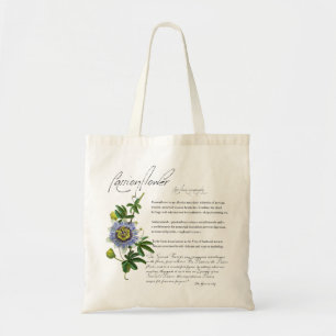 Kräuterapotheke: Passionsblume   BLUME Tragetasche