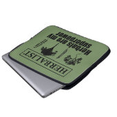 Kräuterarten Laptopschutzhülle (Vorne Knopf)