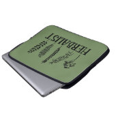 Kräuterarten Laptopschutzhülle (Vorne Knopf)