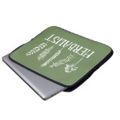 Kräuterarten Laptopschutzhülle (Vorne Knopf)