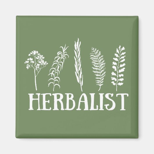 Kräuterarten Magnet (Vorne)