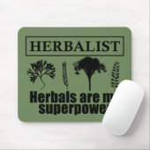 Kräuterarten Mousepad (Mit Mouse)