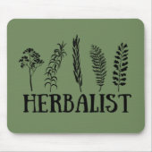 Kräuterarten Mousepad (Vorne)