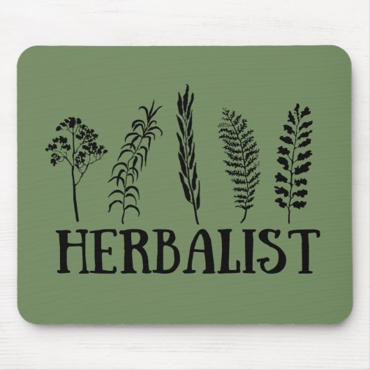 Kräuterarten Mousepad (Vorne)