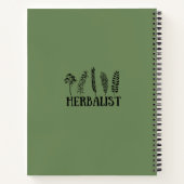 Kräuterarten Notizblock (Rückseite)