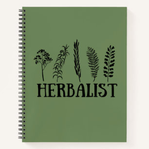Kräuterarten Notizblock