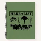 Kräuterarten Notizblock (Vorderseite)