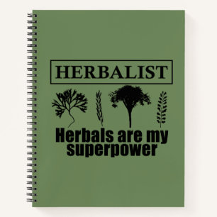 Kräuterarten Notizblock