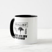 Kräuterarten Tasse (Vorderseite Links)