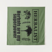 Kräuterarten Wandteppich (Vorderseite (Horizontal))