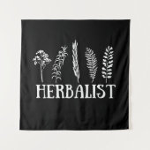 Kräuterarten Wandteppich (Vorderseite)