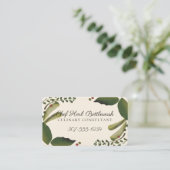 Kräuterbasilikum thyme kulinarischer Koch Catering Visitenkarte (Stehend Vorderseite)