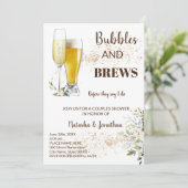 Kräuterblase und Grünpflanzen Dusche Einladung (Stehend Vorderseite)