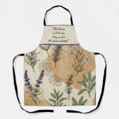 Kräuterblüten anpassbar schürze (Vorderseite)