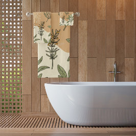 Kräuterblüten Badhandtuch Set