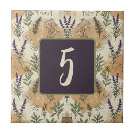 Kräuterblüten - Maßgeschneiderte Keramik Fliese