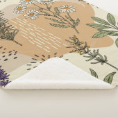 Kräuterblüten Sherpa Blanket Sherpadecke (3/4)