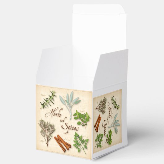 Kräuterboxen Geschenkschachtel (Geöffnet)